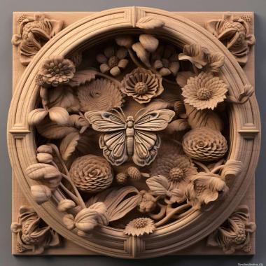 Patterns and decorations stl Cochylidia 3 3d model
